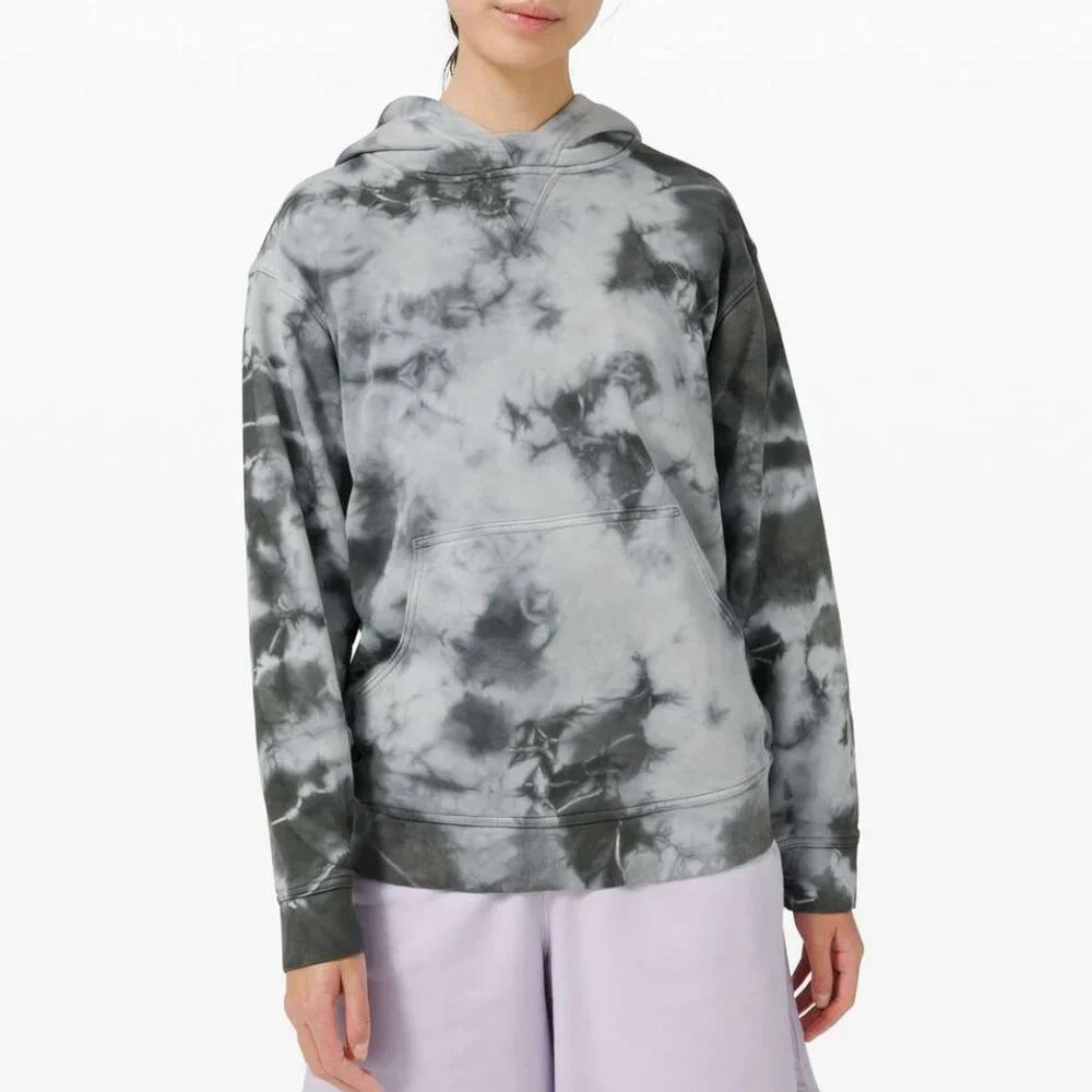 Lululemon All Yours Hoodie Earth Tie Dye Stone Athleisure Lounge Jacket - Picture 1 of 6